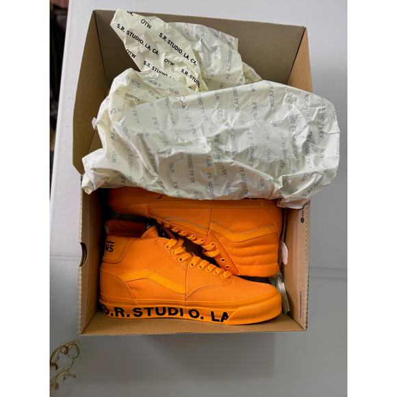New In Box Vans OTW Sk8-Hi Clash the Wall SR. Studio LA. CA Orange 8 M 9.5 W - Picture 14 of 14